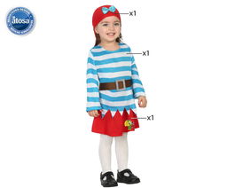 Déguisement pour Bébés Th3 Party Multicouleur Pirates (3 Pièces)