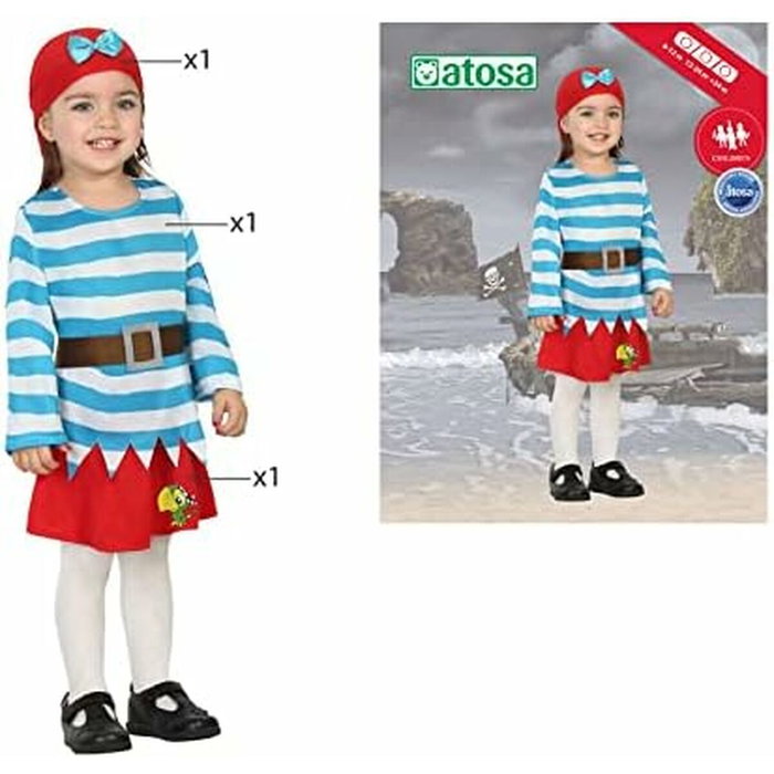 Th3 Party Déguisement Pirate Loro Bébé Multicolore (3 Pièces) Th3 Party Déguisement Pirate Loro Bébé Multicolore (3 Pièces)