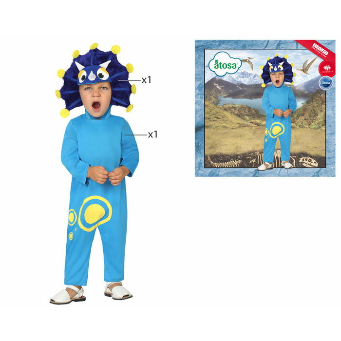 Th3 Party Déguisement Dragon Bleu Bébé 0-6 Mois Th3 Party Déguisement Dragon Bleu Bébé 0-6 Mois
