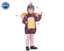 Dragon - Déguisement Dragon Violet pour Bébé Fille 12-24 Mois - Costume Carnaval Dinosaure avec Capuche et Ailes - Polyester