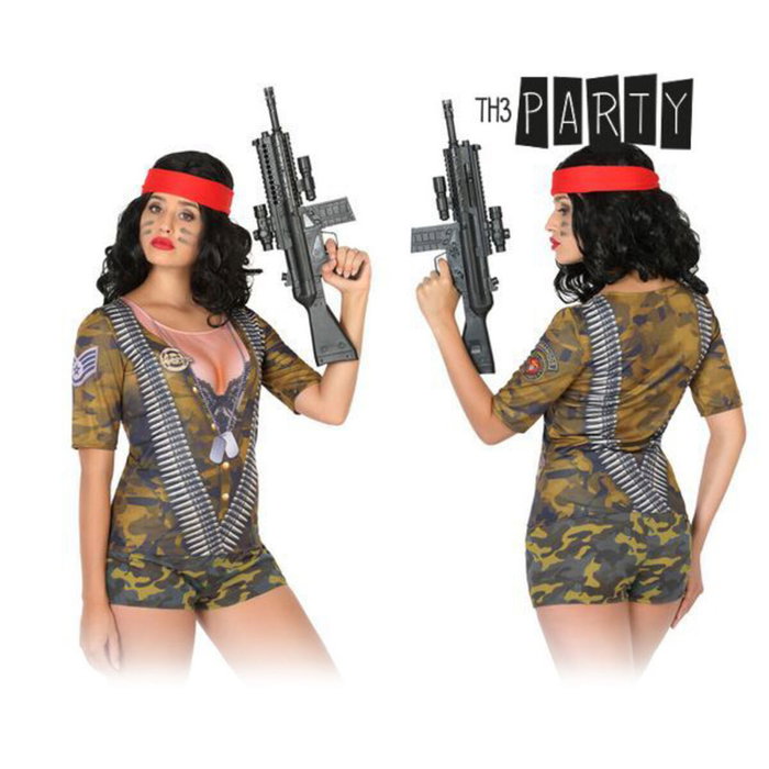 Th3 Party T-shirt Militaire Femme Vert XS/S
