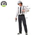 Atosa Déguisement Gangster Homme Adulte - Costume Noir XS-S