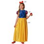 Déguisement Princesse de Conte Jaune Fille Enfant 5-6 Ans - 3 Pièces (Diadème, Top, Jupe) en Polyester pour Carnaval ou Fête