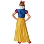 Déguisement Princesse de Conte Jaune Fille Enfant 5-6 Ans - 3 Pièces (Diadème, Top, Jupe) en Polyester pour Carnaval ou Fête