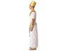 Disfraz - Déguisement Adulte Hombre Égyptien Pharaon Blanc en Polyester pour Carnaval ou Fête - Taille XS-S - Comprend Tunique, Tocado, Ceinture et Bracelets