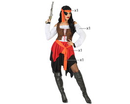 Atosa Déguisement Pirate Corsaire Femme Adulte