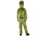 Déguisement Crocodile pour Enfant, Ensemble Unisex Complet Vert 7-9 Ans, Polyester, pour Carnaval et Fêtes à Thème