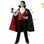 Déguisement Enfant Vampire Halloween Garçon Borgoña Taille 7-9 Ans - Cape, Veste et Pantalon en Polyester