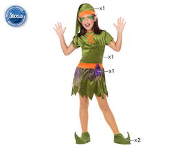Déguisement pour Enfants Lutin Vert (5 Pcs)