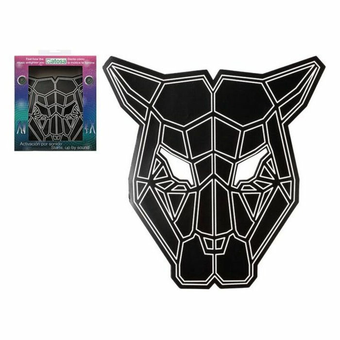 Atosa Masque Toro avec lumières LED Blanc