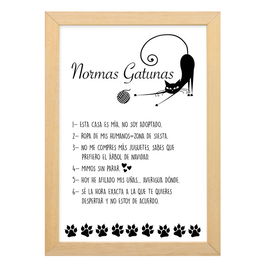 Tableau Déco Normes Gatunas 35*25 cm