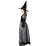 Déguisement de Sorcière pour Fille 7-9 Ans Halloween - Costume Enfant avec Chapeau Pointu et Détails Brillants, Polyester