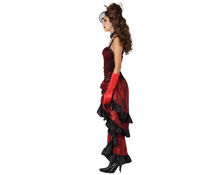 Atosa Costume Cabaret Rouge Adulte Femme