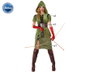 BigBuy Carnival Déguisement d'Archère pour Femme XL - Vert