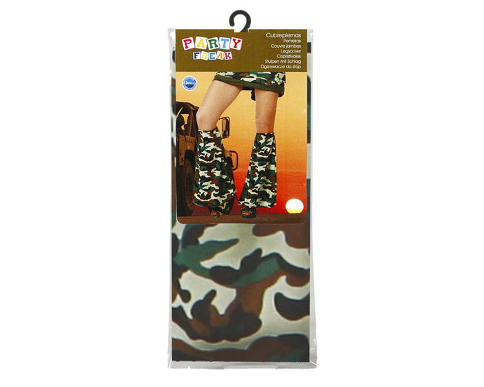 Accessoire camouflage militaire adulte vert pour déguisement soldat, carnaval ou Halloween