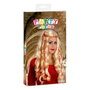BigBuy Carnival Perruque Blonde Médiévale avec Tresses Rouges