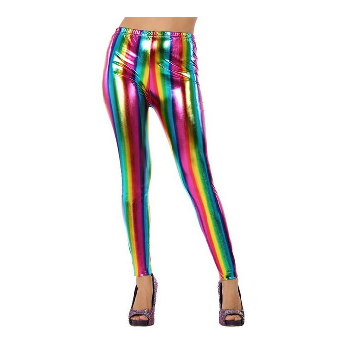 BigBuy Carnival Leggings Multicolores Psychédélique Adulte