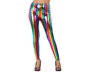 Leggings multicolores psychédéliques pour adultes - Idéaux pour festivals, carnaval et fêtes années 70