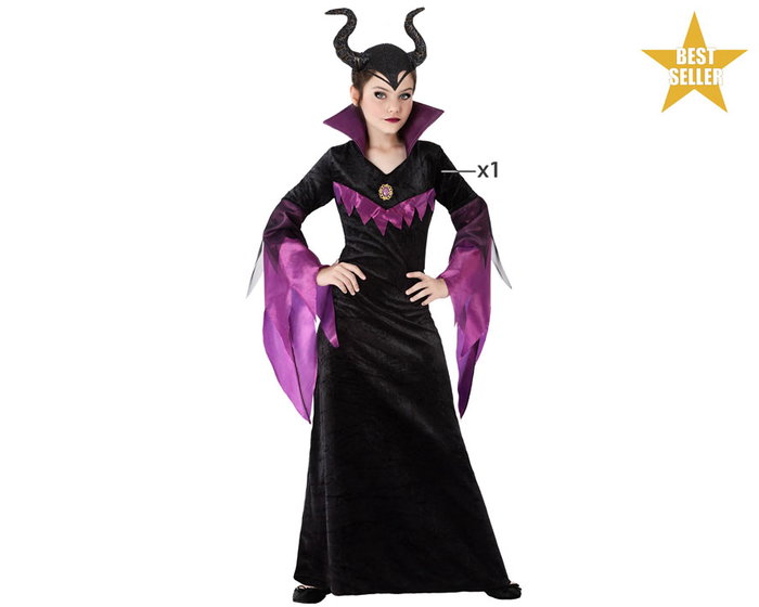 BigBuy Carnival Déguisement Reine du mal pour Enfant (5-6 Ans) BigBuy Carnival Déguisement Reine du mal pour Enfant (5-6 Ans)