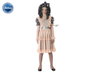 Déguisement Enfant Femme Poupée de Porcelaine Halloween 3-4 Ans, Rose et Gris, Polyester - Composant: Robe et Togue