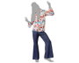 Déguisement Hippie Homme Multicolore Adulte Années 60 Peace And Love