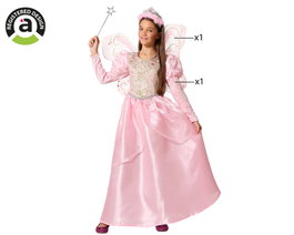 BigBuy Carnival Déguisement Bonne fée Rose pour Enfant (5-6 ans)