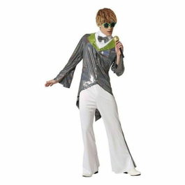 BigBuy Carnival Déguisement Rock Star Argenté XL