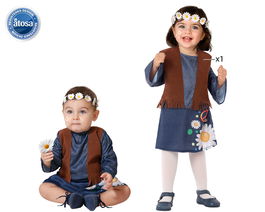 Déguisement pour Bébés Hippie Multicouleur