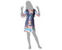 Disfraz Hippie Fille Multicolore Enfant 10-12 Ans Polyester