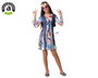 Disfraz Hippie Fille Multicolore Enfant 10-12 Ans Polyester