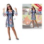 BigBuy Carnival Déguisement Hippie Multicolore pour Enfant 10-12 Ans