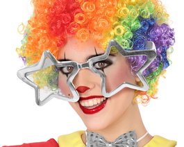 Atosa Lunettes Étoiles Argentées XXL