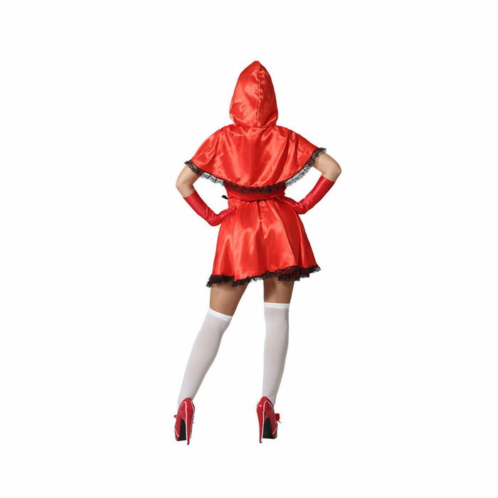 BigBuy Carnival Déguisement Chaperon Rouge Sexy Adulte Multicolore