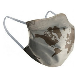 BigBuy Wellness Masque en tissu hygiénique réutilisable Maps Enfant 6-9 ans