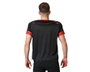 Déguisement Adulte Hombre Rugby Sangriento, T-shirt de Joueur avec Effets Sanglants, Taille M-L, Noir, Composition Polyester