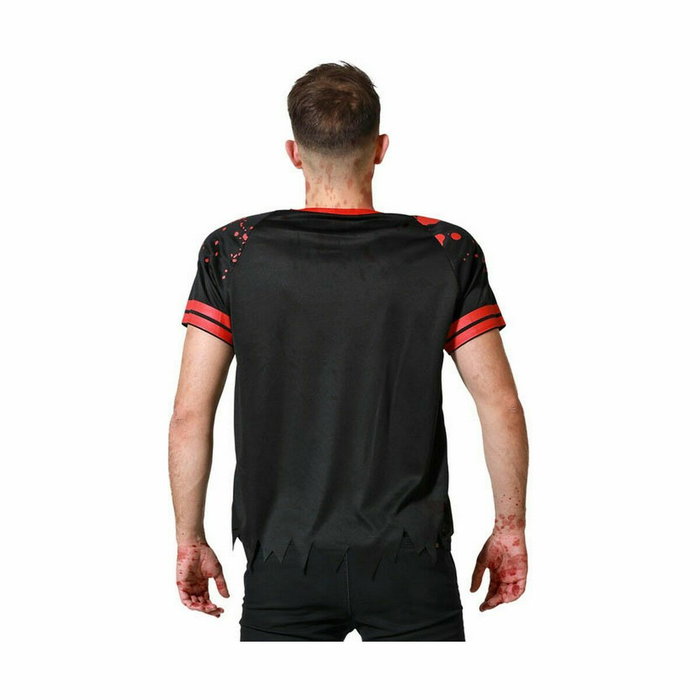BigBuy Carnival Déguisement Joueur de Rugby Sanglant Noir Adulte M/L