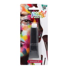 Maquillage Crème Peinture Faciale pour Adulte - Couleur Noir - Pour Déligner, Ombrer et Caractérisations de Personnages Gothiques, Vampires et Fêtes Déguisées