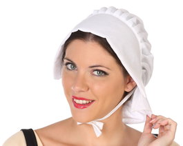 Atosa Sombrero de Servante et de Domestique Blanc