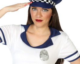 Atosa Plaque de Police Argentée Autorité