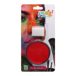Maquillage en Cire Rouge pour le Visage - Maquillage Corps et Peinture Faciale, Idéal pour Déguisements, Effets Spéciaux, Halloween, Fêtes, Tonalité Intense et Haute Couverture