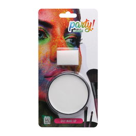 Maquillage de carnaval et Halloween en cire blanche pour peinture faciale - Kit avec éponge