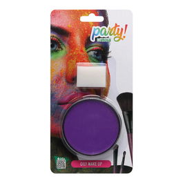 Maquillage en Cire Violet pour Visage et Corps, Fêtes à Thème, Maquillage Artistique - Facile à Appliquer avec Éponge Incluse