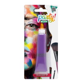 Maquillage crème coloré pour le visage, violet - Maquillage professionnel facile à appliquer pour déguisements, carnaval, Halloween et fêtes à thème