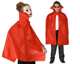 atosa Cape courte rouge pour enfants avec col haut et fermeture facile - 70 cm