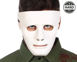 Atosa Masque blanc en PVC pour tueur ou personnage d'horreur