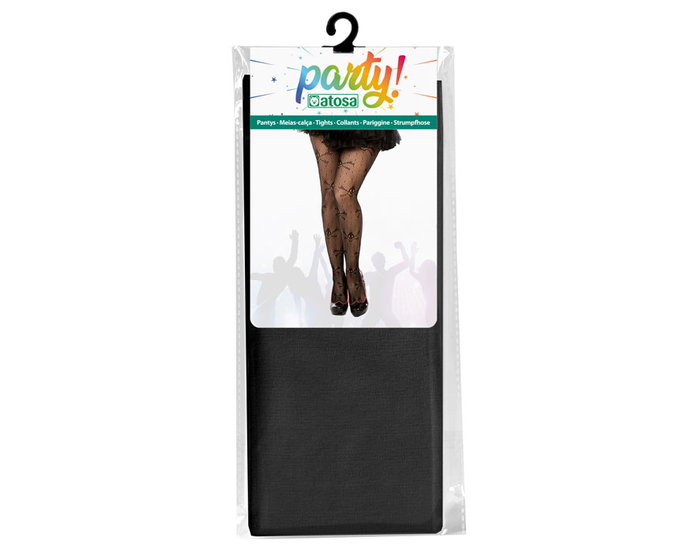 Pirate - Collants à rayures rouges et noires - Accessoire pour déguisement de pirate, corsaire, carnaval, Halloween, fêtes thématiques maritimes