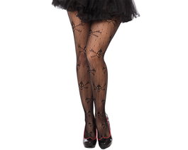 Atosa Collants de Pirate à Rayures Rouges et Noires