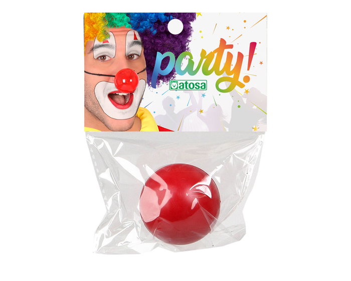 Atosa Nez de Clown Rouge Lumineux pour Déguisement Atosa Nez de Clown Rouge Lumineux pour Déguisement