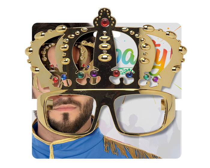 Atosa Gafas Corona Dorado