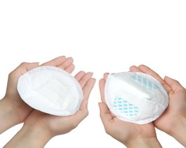 Pack de 30 coussinets d'allaitement individuels blancs